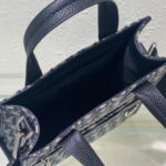 Christian Dior Safari North-South Tote Bag Dark Blue